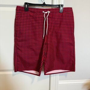 St. John's Bay Swim Trunks Shorts Big & Tall Size Size Large Tall Blue And Red‎